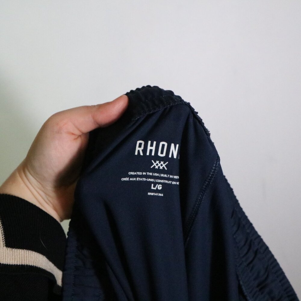 Rhone Men Jogger Pant Size Large Navy Pull On Athletic Workout Casual 29" Inseam - Picture 4 of 7